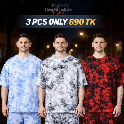 Premium Drop Shoulder 3-Piece Combo